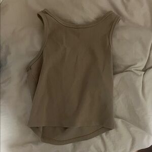 Classic Tan Sleeveless Top